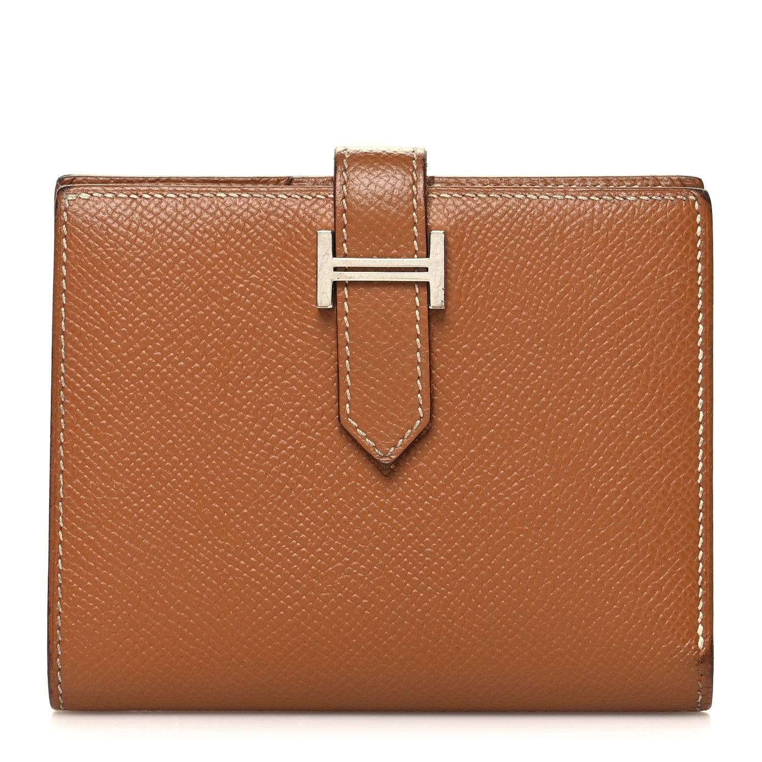 Hermes Epsom Bearn Compact Wallet Gold 1 of 11
