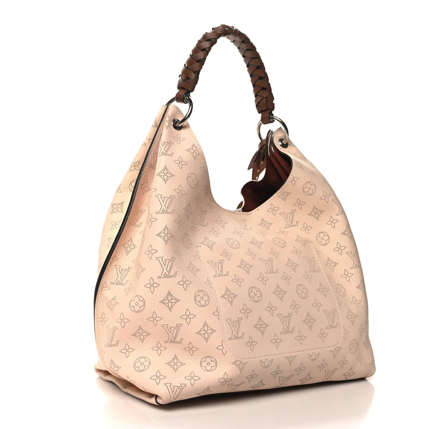 Louis Vuitton Mahina Carmel Hobo Creme 3 of 10