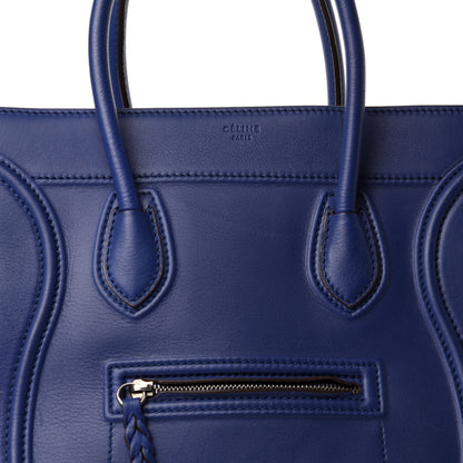 Celine Supple Calfskin Medium Phantom Luggage Indigo 10 of 10