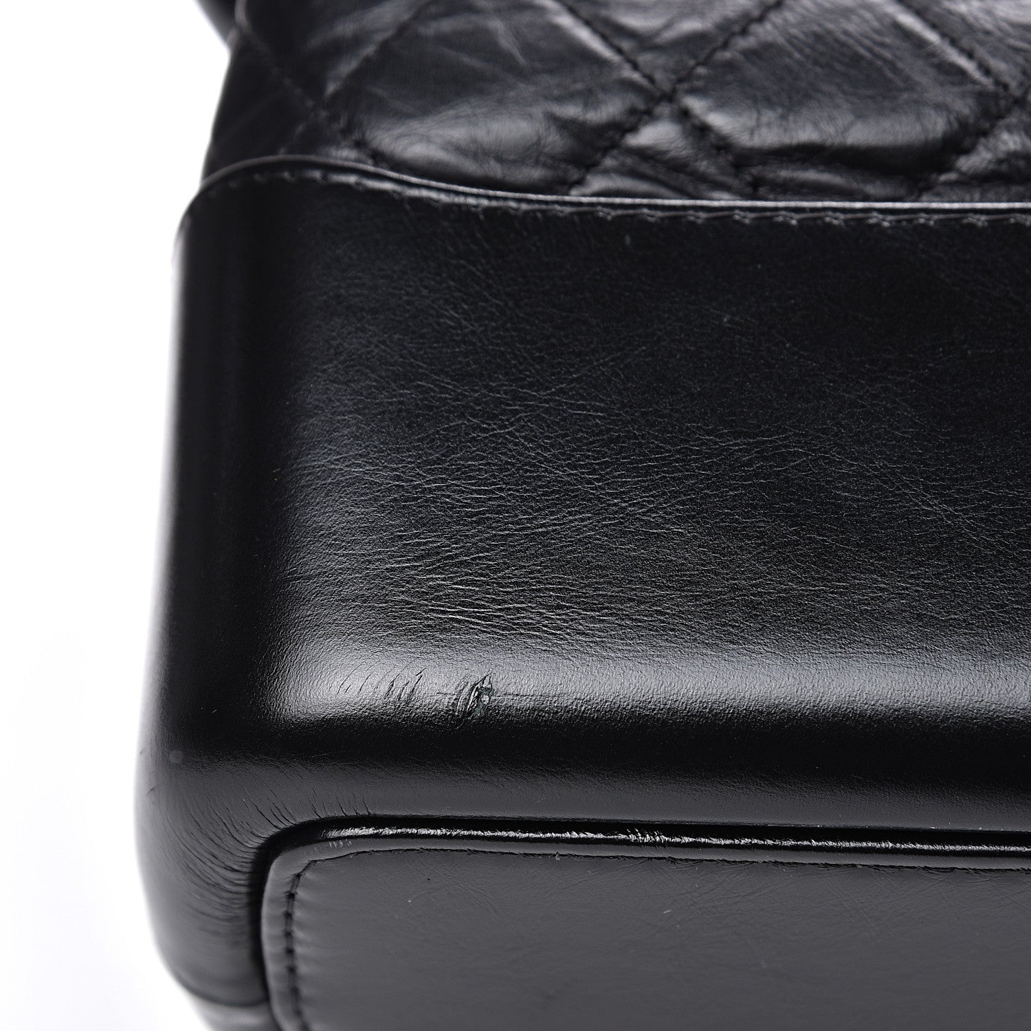 Chanel Aged Calfskin Quilted Maxi Gabrielle Hobo Black 9 of 10
