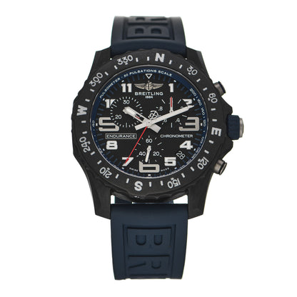 Breitling Breitlight Rubber 44mm Endurance Pro Chronograph Quartz Watch Black X82310 1 of 5