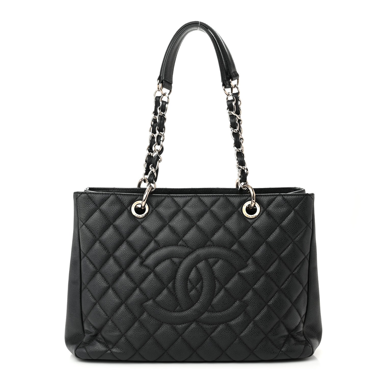 Chanel Caviar Quilted Grand Shopping Tote GST Black 1 of 10