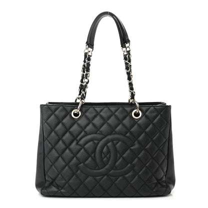 Chanel Caviar Quilted Grand Shopping Tote GST Black 1 of 10