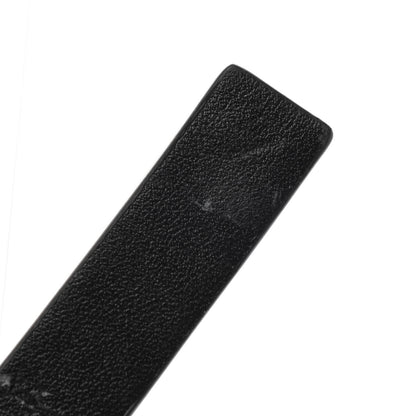 Off-White Calfskin Quote Key Holder Black White 5 of 6