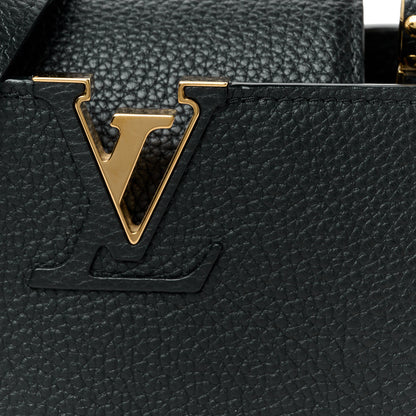 Louis Vuitton Taurillon Mini Capucines Black 6 of 8