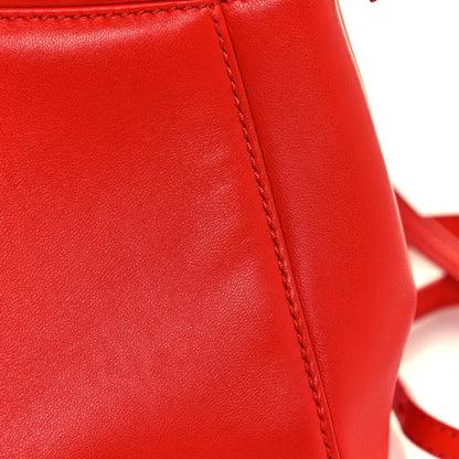 Fendi Nappa Mini Peekaboo Iconic Satchel Papavero 11 of 12