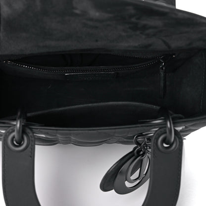 Christian Dior Ultra Matte Calfskin Cannage Small My ABCDior Lady Dior Black 5 of 9