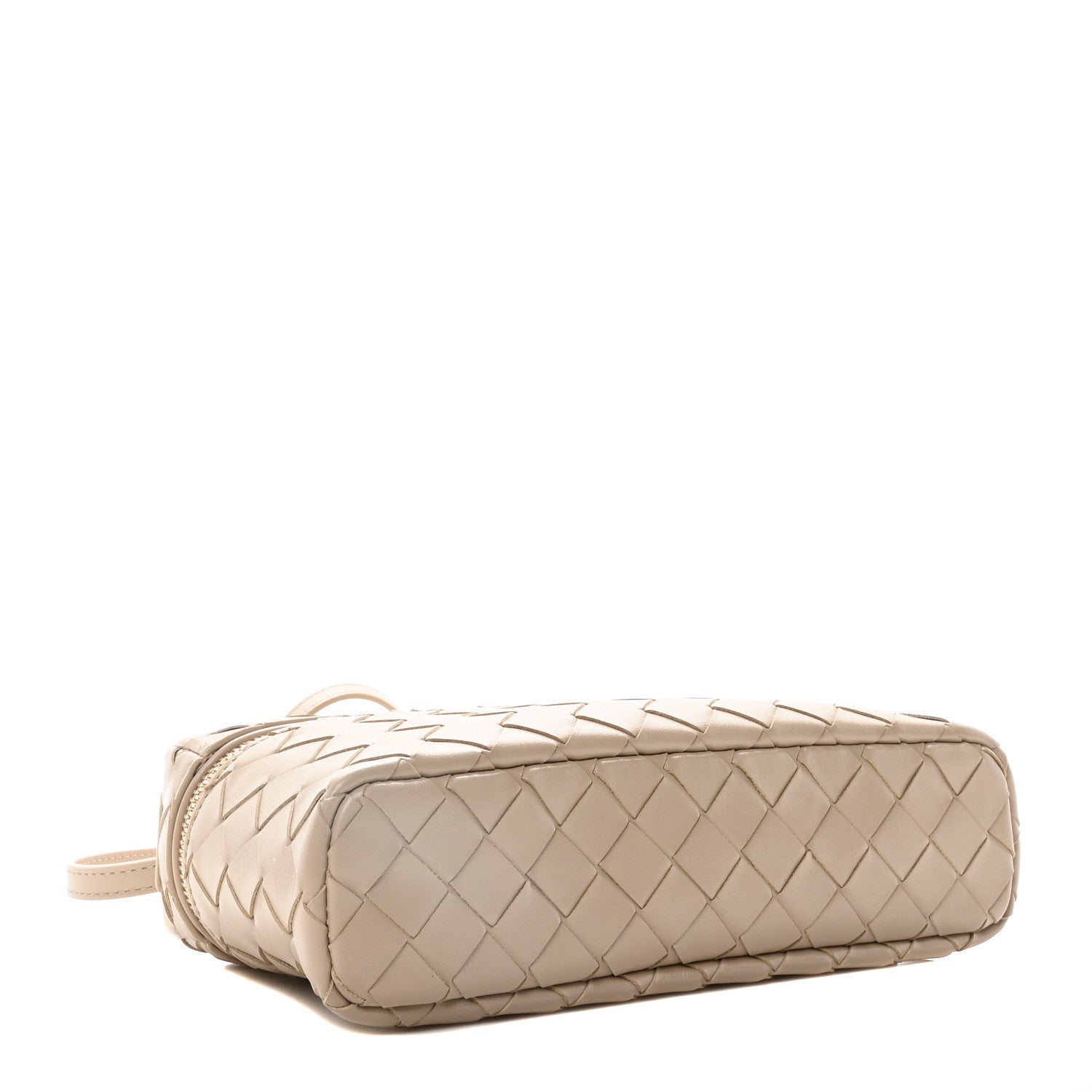 Bottega Veneta Calfskin Intrecciato Bang Bang Vanity Case Ecru 4 of 9