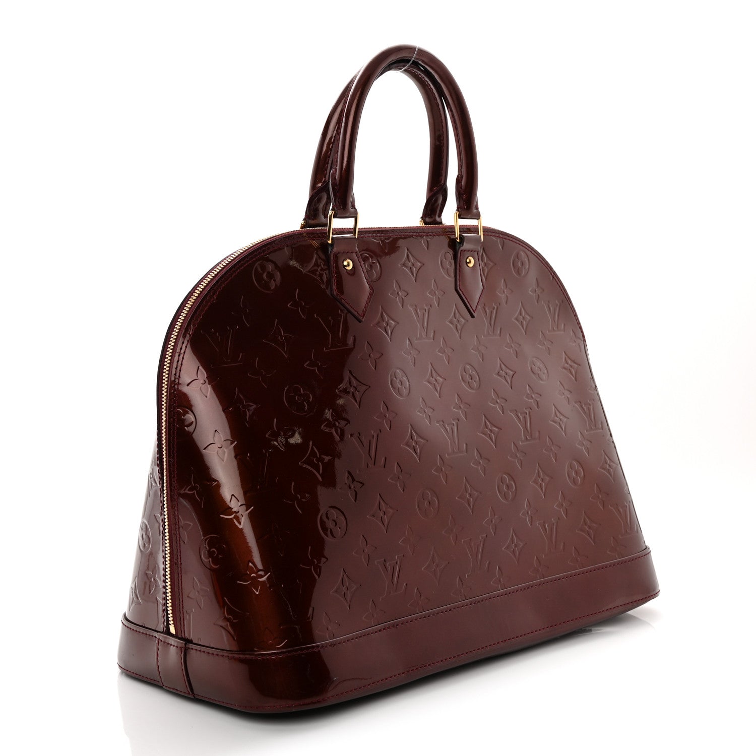 Louis Vuitton Vernis Alma GM Rouge Fauviste 2 of 9