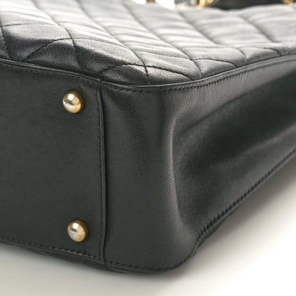 Chanel Lambskin Quilted Large Chanel 19 Shopping Tote Black 9 of 9