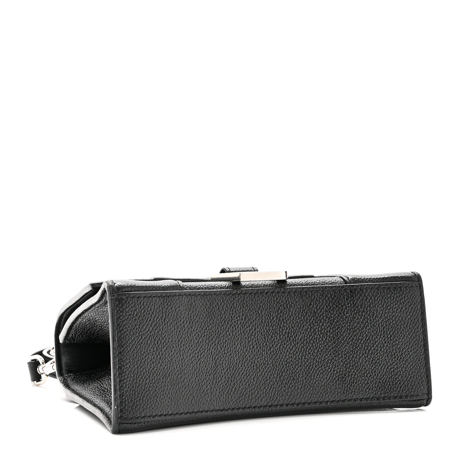 Balenciaga Grained Calfskin Hourglass Top Handle Bag XS Black 4 of 10