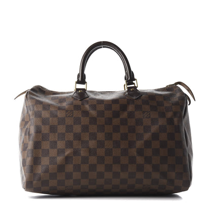 Louis Vuitton Damier Ebene Speedy 35 1 of 9