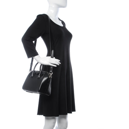 Givenchy Shiny Lord Calfskin Mini Antigona Black 2 of 7