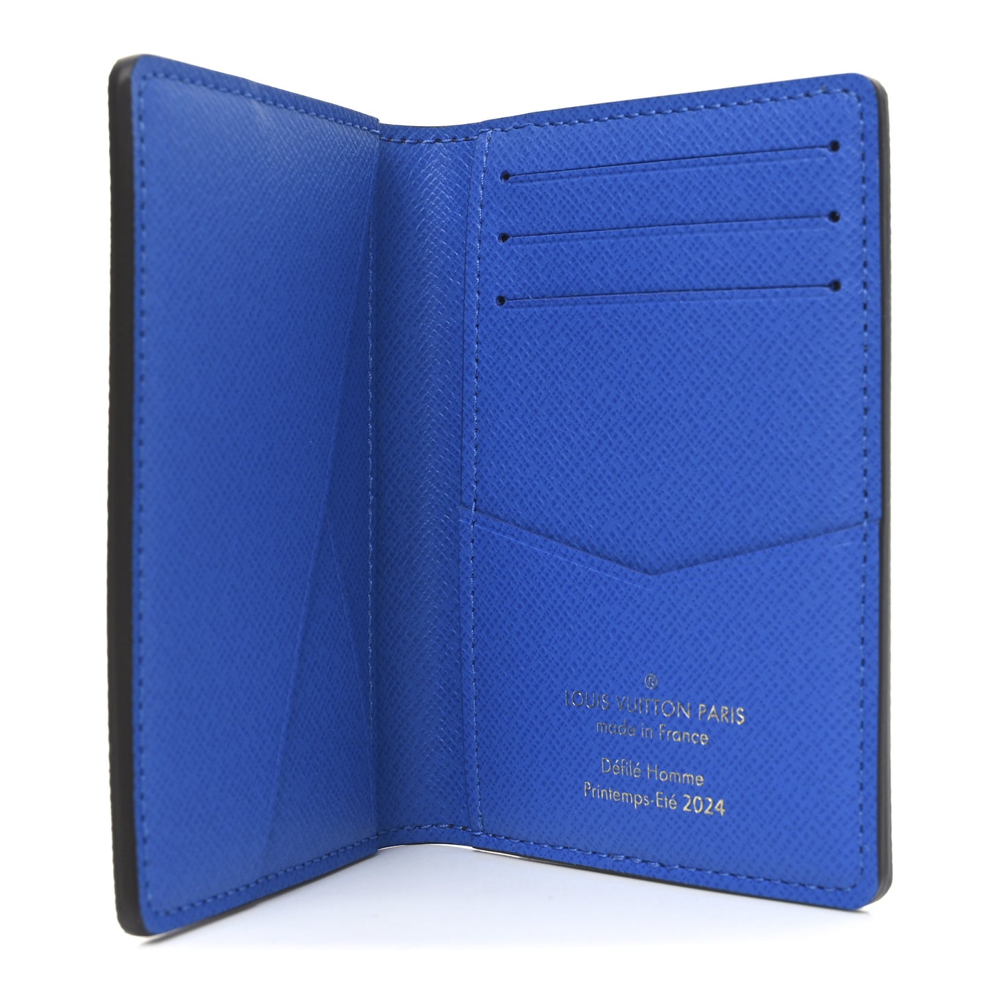 Damier Pop Pocket Organizer Blue