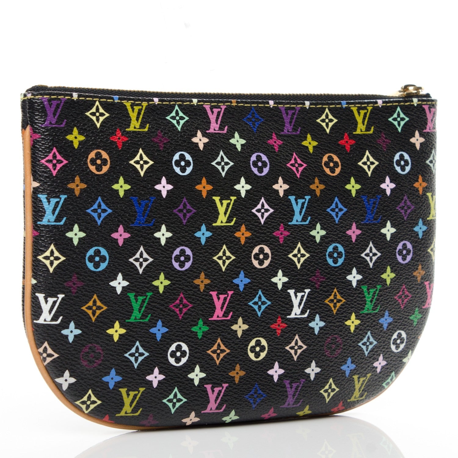 Louis Vuitton Monogram Multicolor Pochette Plate GM Black 3 of 6