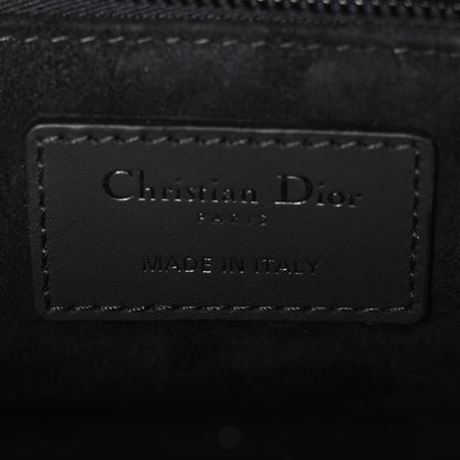 Christian Dior Ultra Matte Calfskin Cannage Medium Lady Dior Black Black 6 of 10