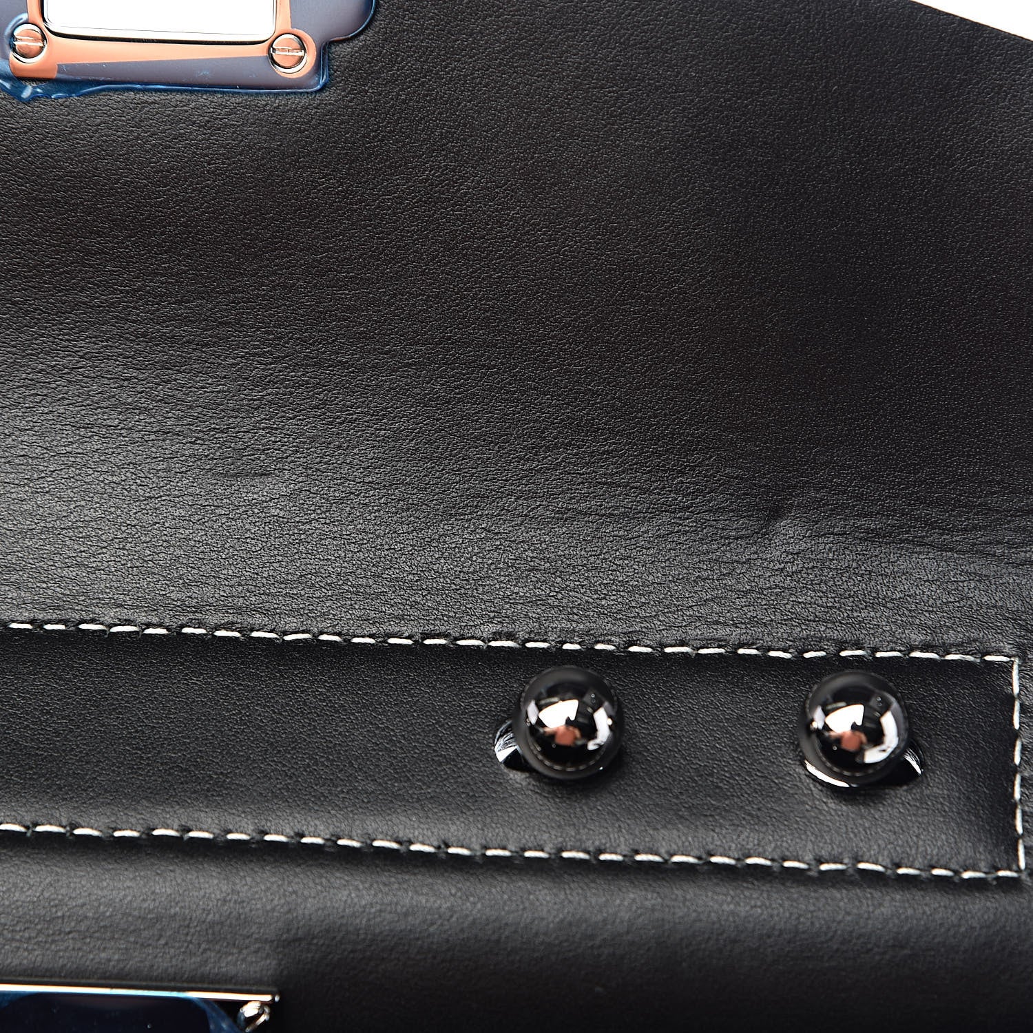 Proenza Schouler Smooth Calfskin Small Hava Top Handle Bag Black 7 of 10