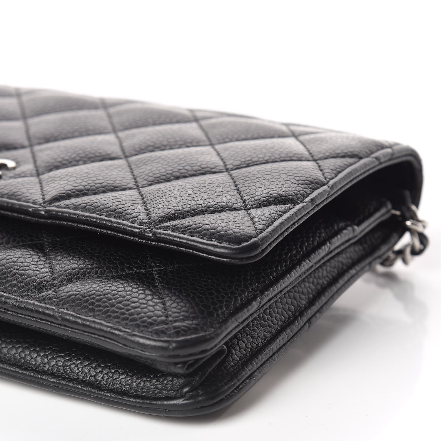 Chanel Caviar Quilted Wallet On Chain WOC Black 6 of 11