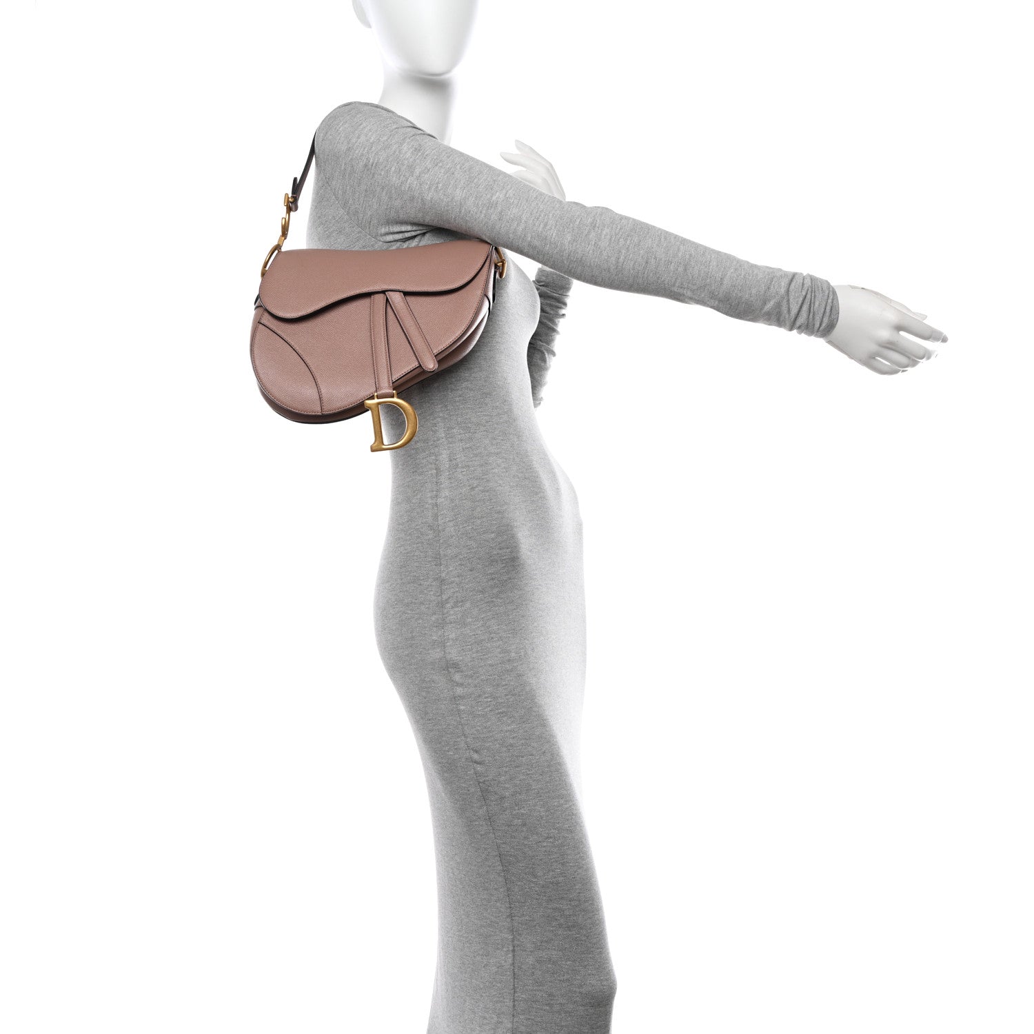 Christian Dior Grained Calfskin Saddle Bag Fard 2 of 11