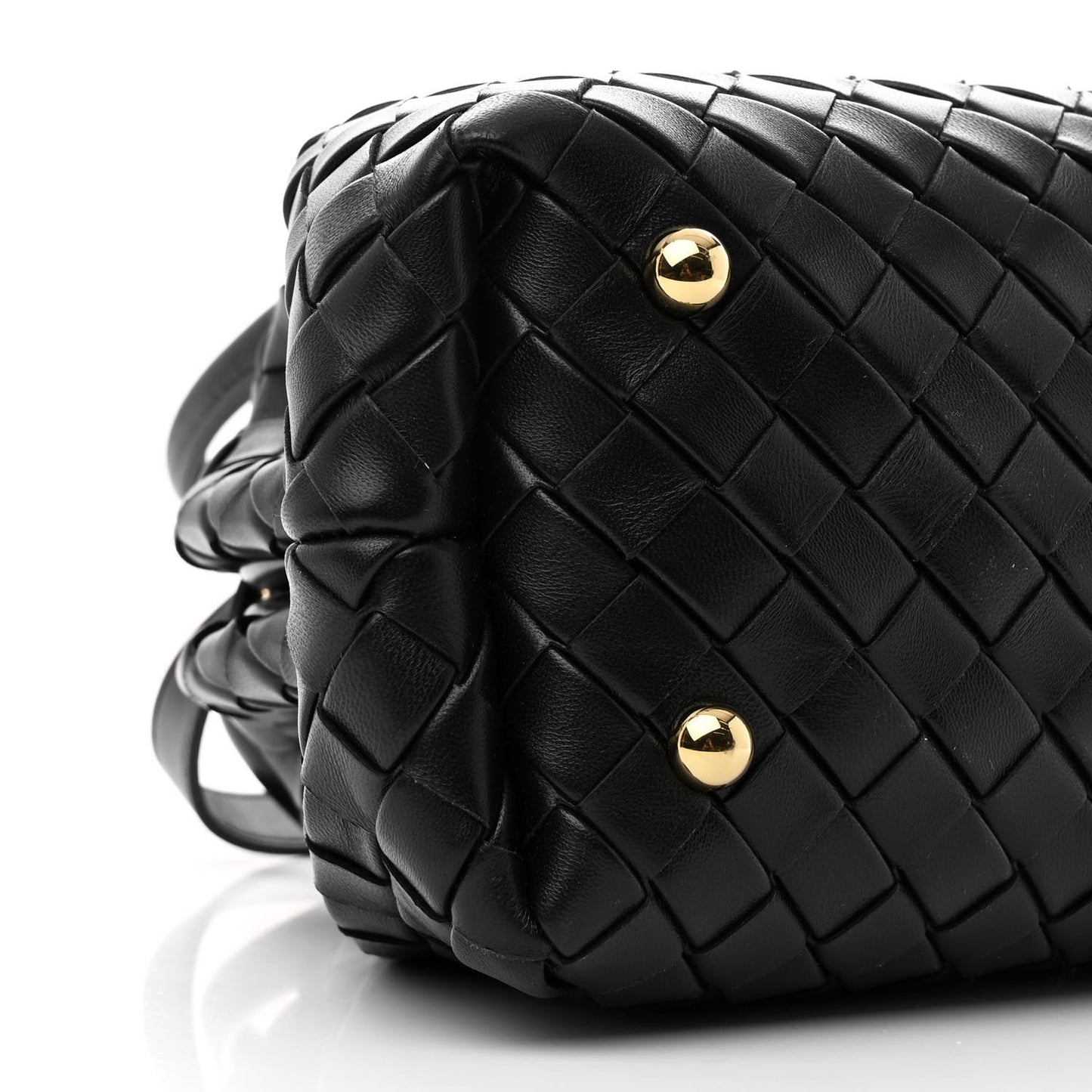 Nappa Intrecciato Teen The Lauren 1980 Bauletto Black