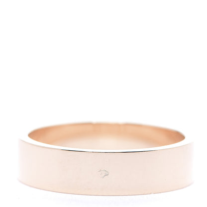 Hermes 18K Rose Gold Diamond PM Kelly Ring 55 7.25 2 of 3