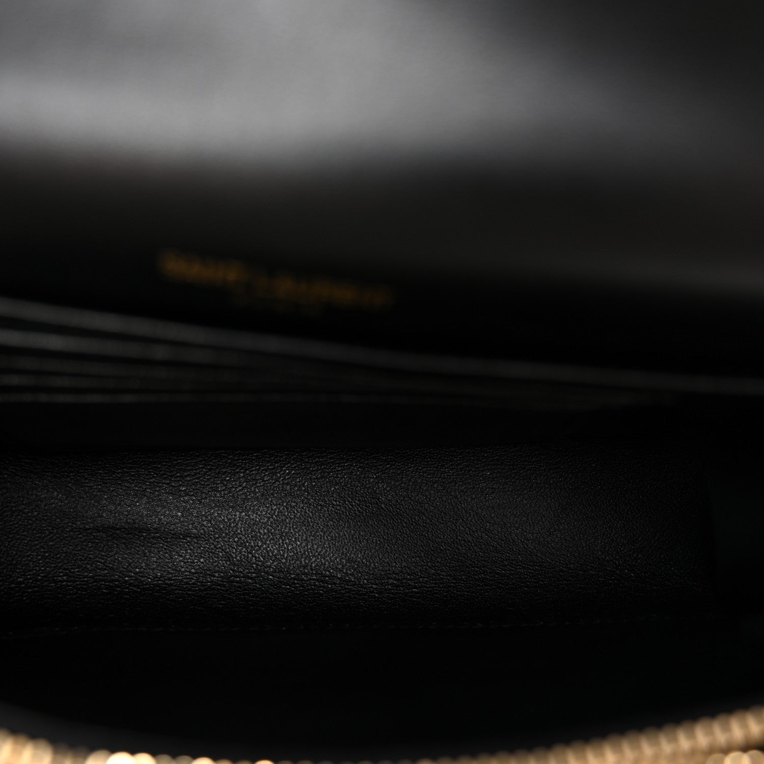 Saint Laurent Smooth Calfskin Monogram Kate Belt Bag Black 5 of 9