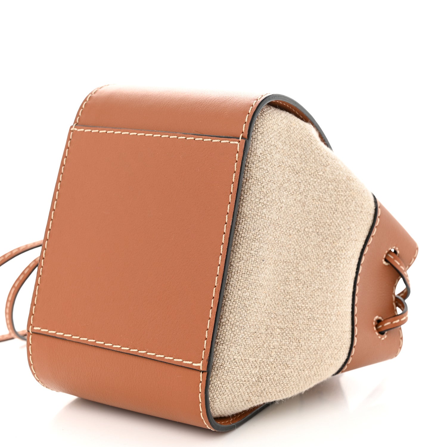 Loewe Calfskin Canvas Mini Hammock Shoulder Bag Natural Tan 10 of 10