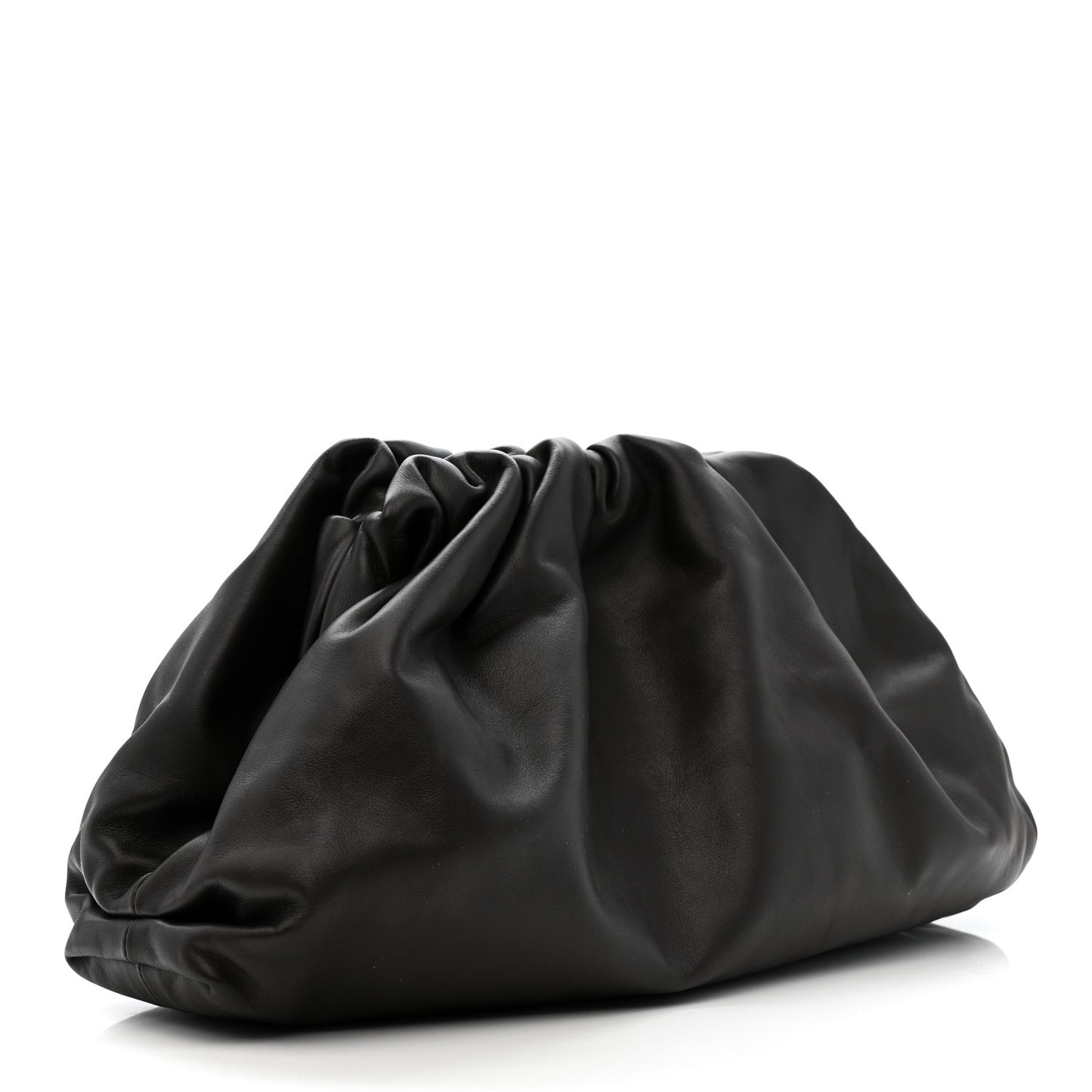 Smooth Butter Calf The Pouch Oversized Clutch Fondant