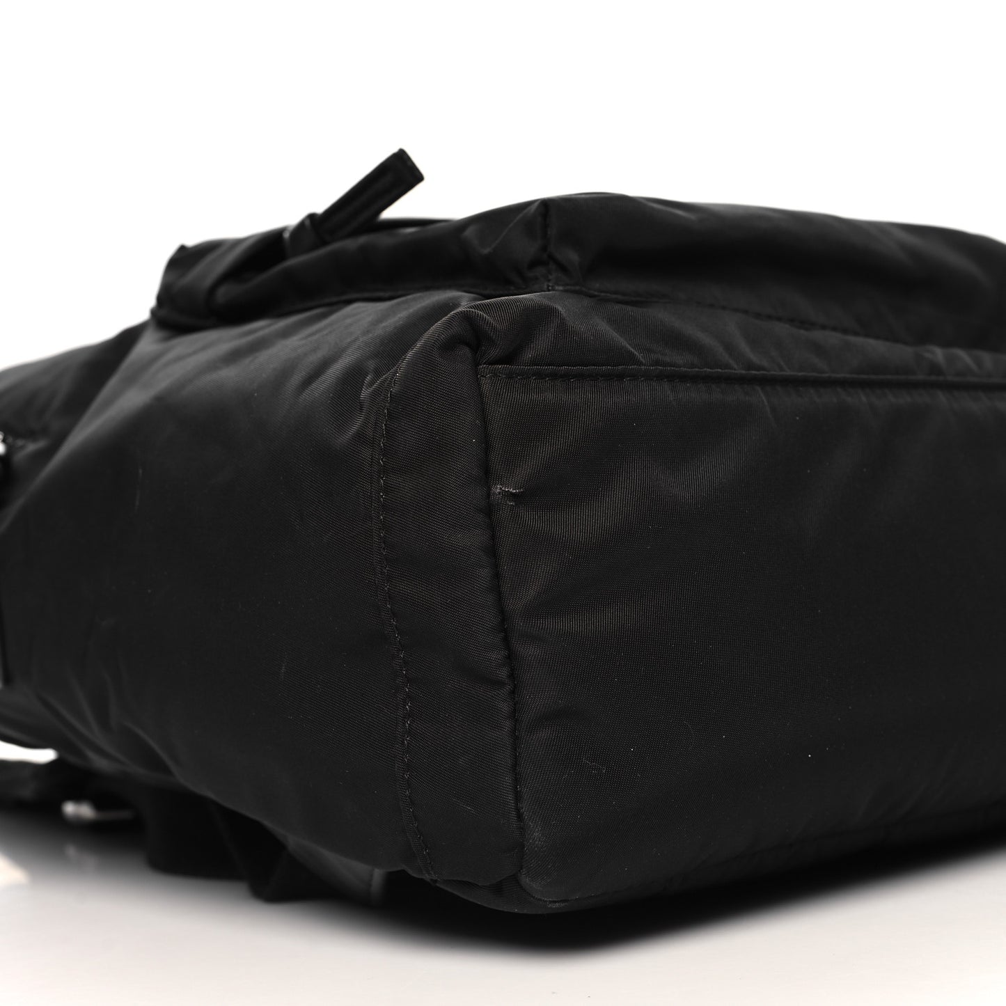Nylon Logo Childrens Backpack Black