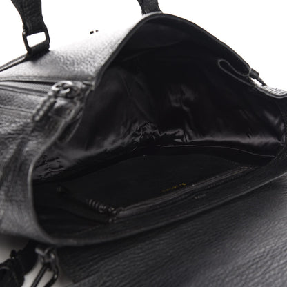 3.1 Phillip Lim 3.1 Textured Calfskin Large Pashli Satchel Black 6 of 7