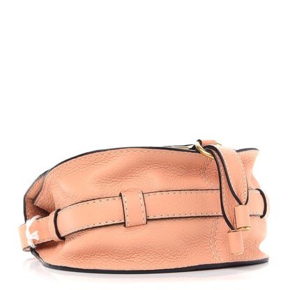 Chloe Calfskin Mini Marcie Round Crossbody Bag Peach Bloom 4 of 10