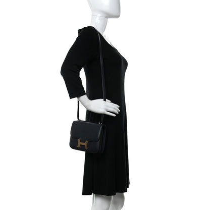 Hermes Tadelakt Constance 18 Black 3 of 12
