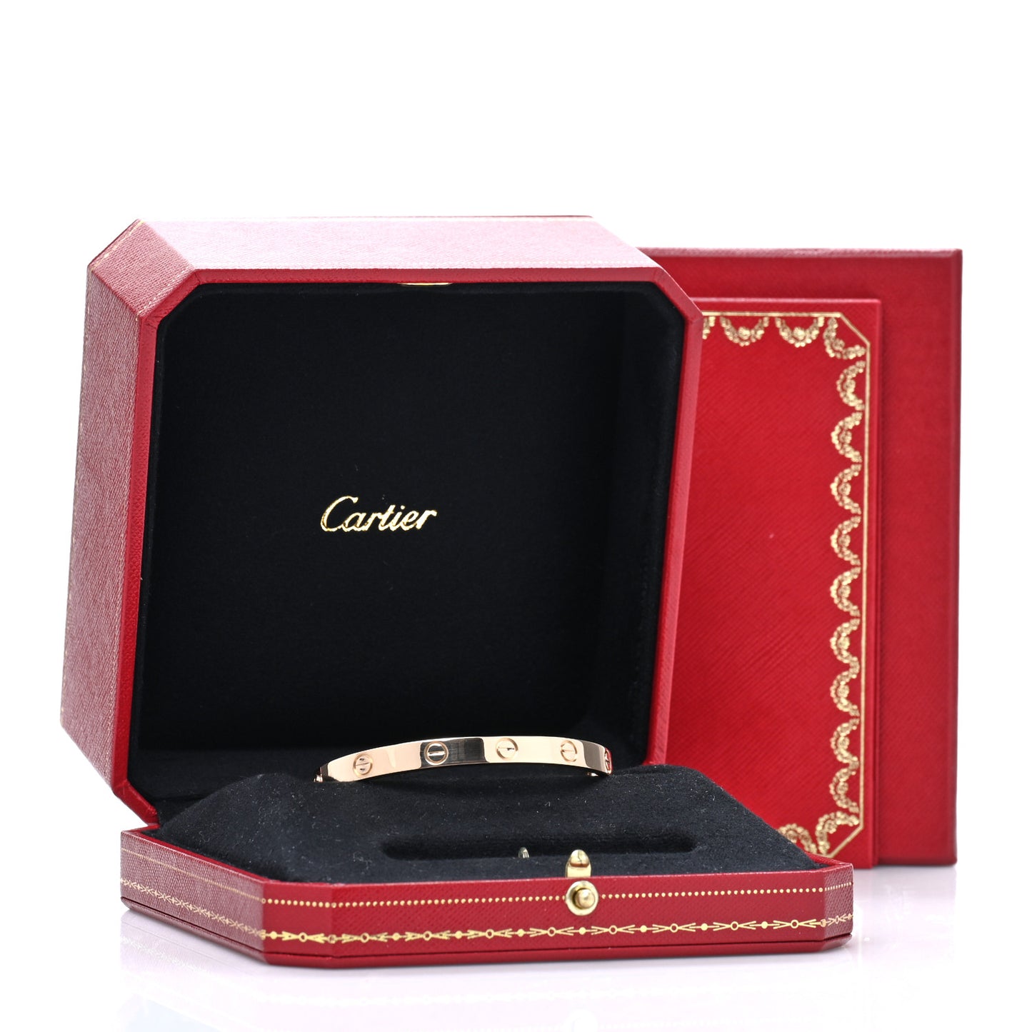 18K Pink Gold LOVE Bracelet 17