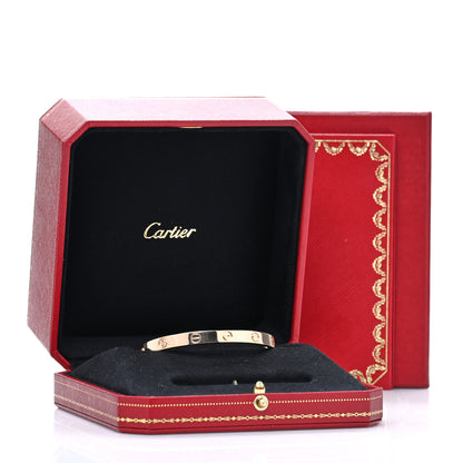 Cartier 18K Pink Gold LOVE Bracelet 17 8 of 8