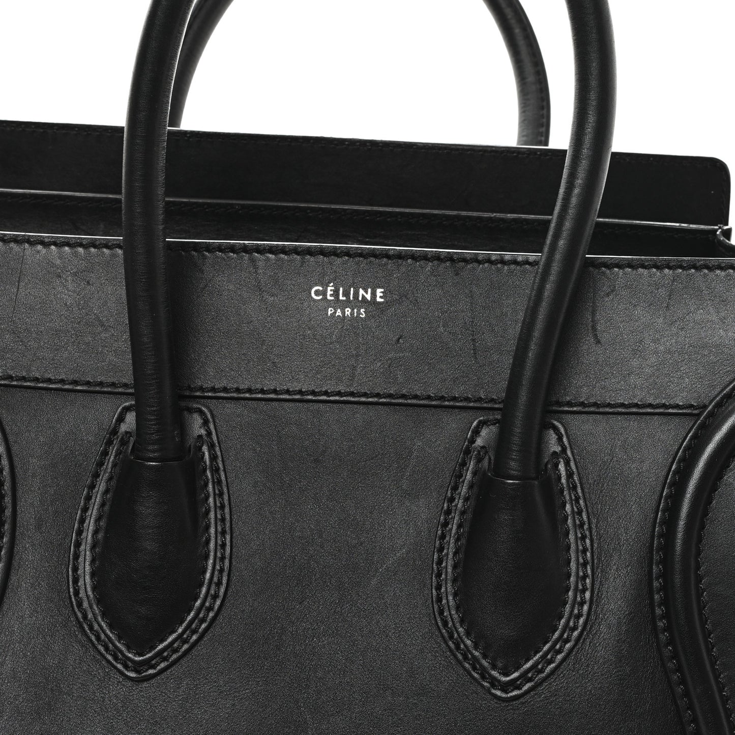 Smooth Calfskin Mini Luggage Black