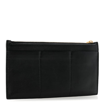 Bottega Veneta Lambskin Maxi Intrecciato Bill Pouch Black 3 of 9