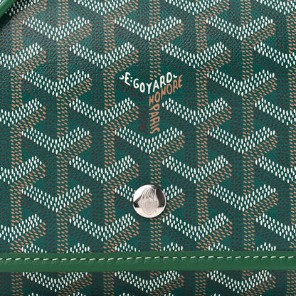 Goyard Goyardine Plumet Wallet Clutch Green 8 of 10