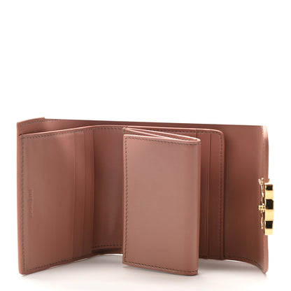 Celine Shiny Smooth Lambskin Small Triomphe Wallet Vintage Pink 5 of 9