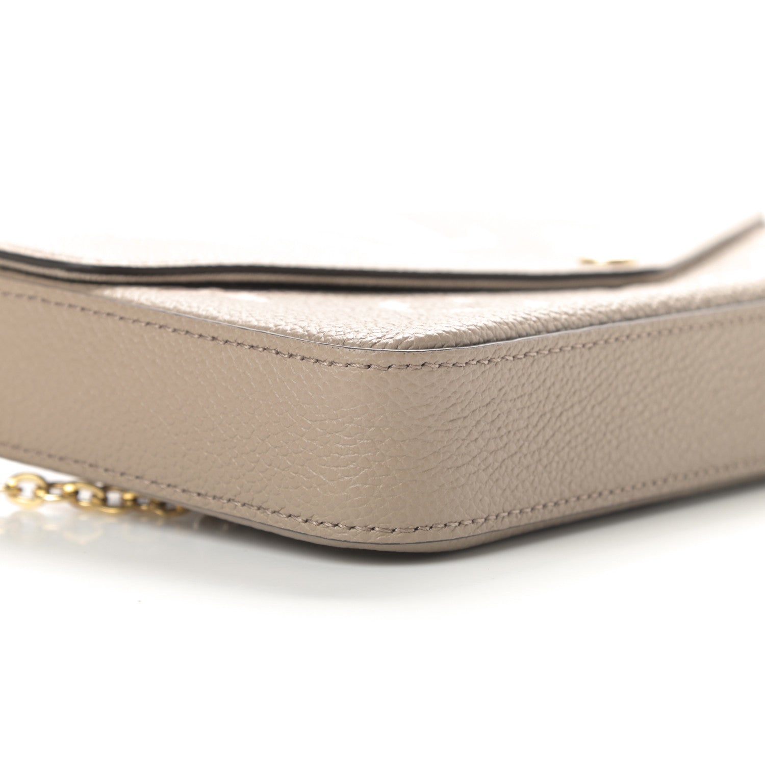 Louis Vuitton Empreinte Monogram Giant Felicie Pochette Tourterelle Creme 11 of 12