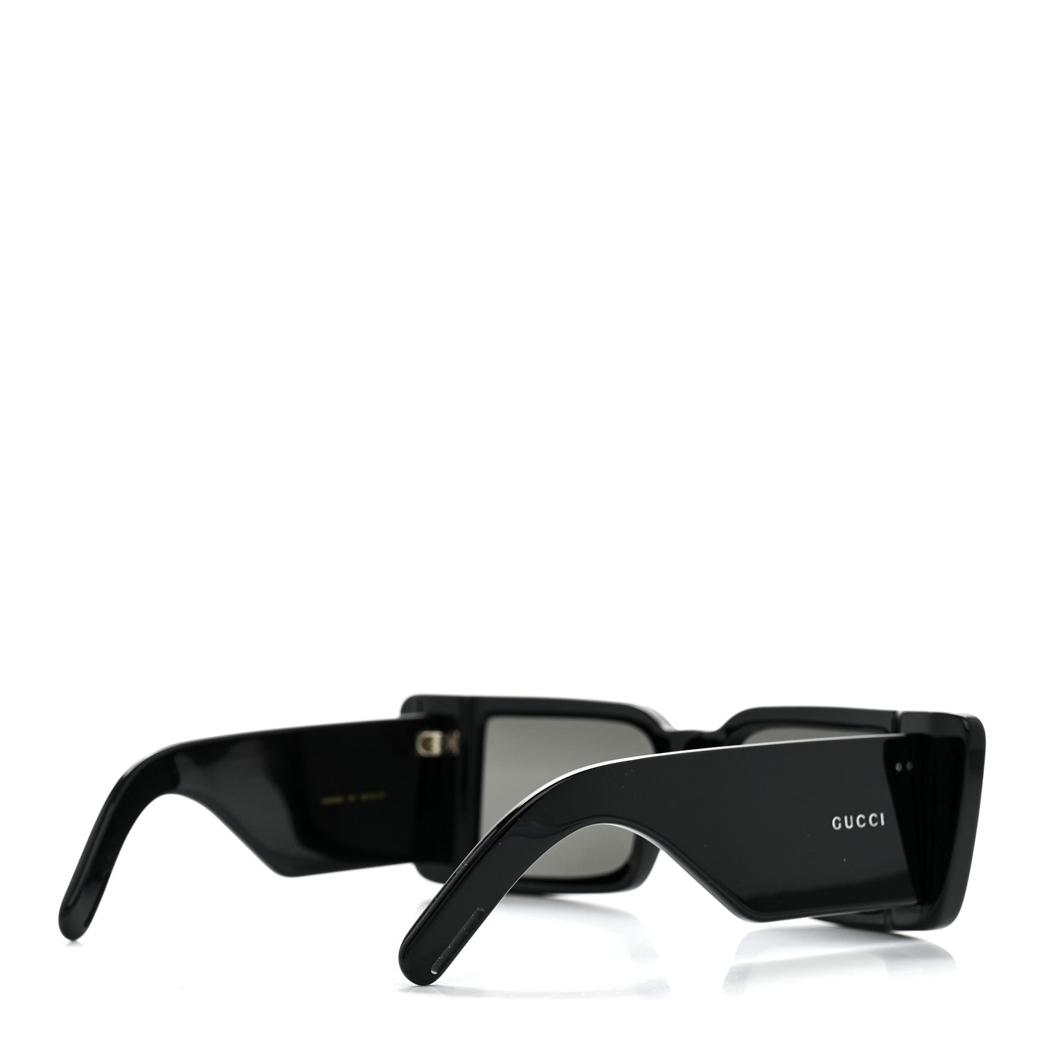 Gucci Acetate Rectangular Flap GG0543S Sunglasses Black 4 of 8