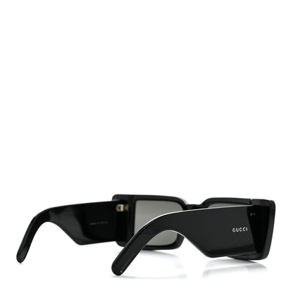 Gucci Acetate Rectangular Flap GG0543S Sunglasses Black 4 of 8