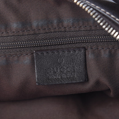 Gucci Monogram Large D Gold Hobo Dark Brown 6 of 14
