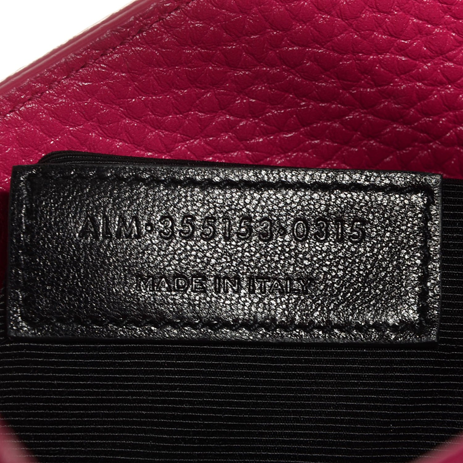 Saint Laurent Grained Calfskin Small Sac De Jour Lipstick Pink 7 of 7