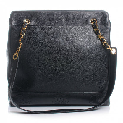 Chanel Caviar Shoulder Bag Black GHW 1 of 6
