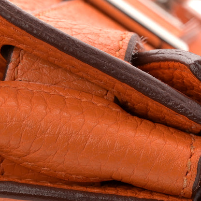 Hermes Taurillon Clemence Jypsiere 31 Orange 12 of 12