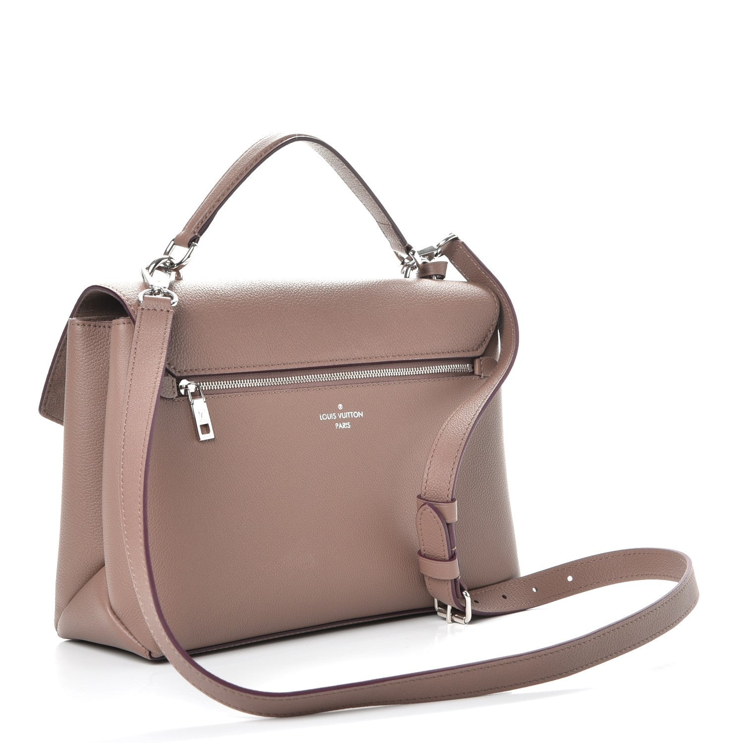 Louis Vuitton Soft Calfskin My Lockme Top Handle Taupe Glace 4 of 9