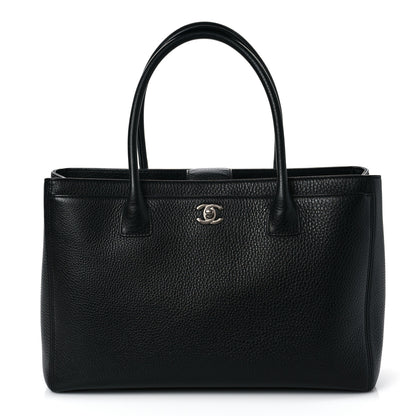 Chanel Calfskin Cerf Executive Shopper Tote Black 1 of 8