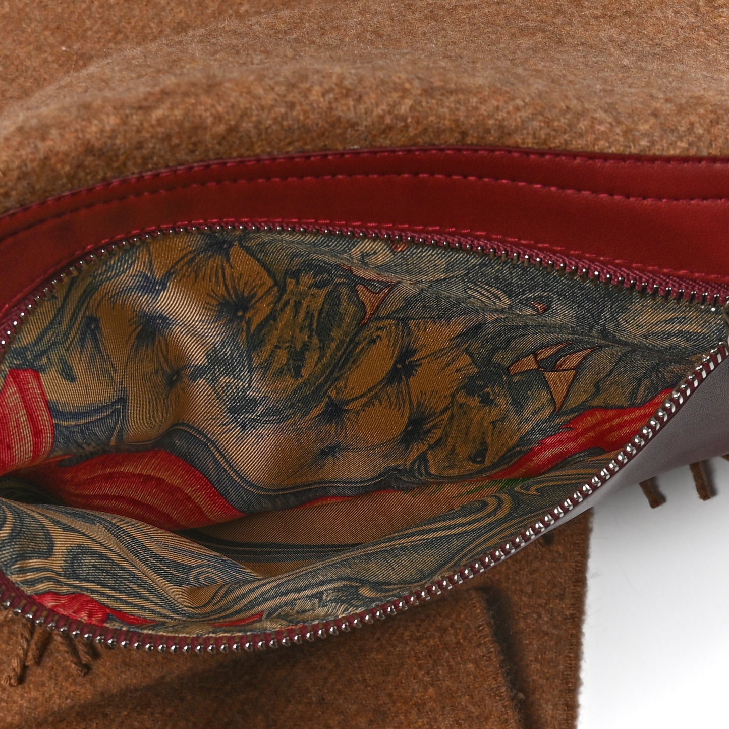 Cashmere Lambskin Pocket Muffler Noisette