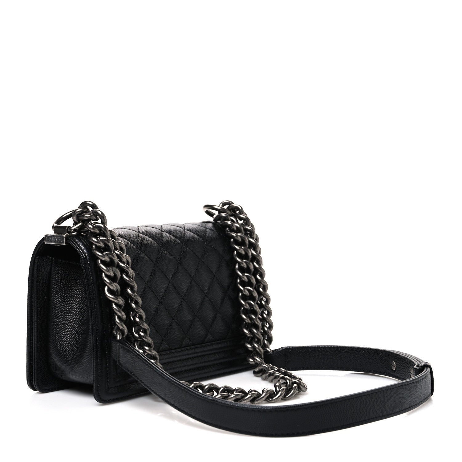 Chanel Caviar Quilted Small Boy Flap Black 3 of 11