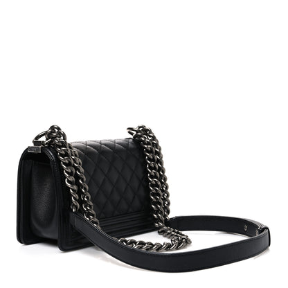 Chanel Caviar Quilted Small Boy Flap Black 3 of 11